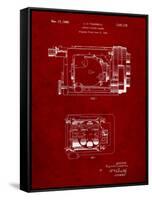 Motion Picture Camera 1932 Patent-Cole Borders-Framed Stretched Canvas