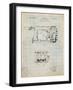 Motion Picture Camera 1932 Patent-Cole Borders-Framed Art Print