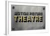 Motion Picture Theatre-PI Studio-Framed Art Print