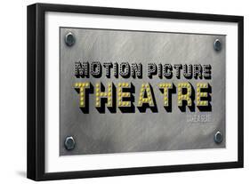 Motion Picture Theatre-PI Studio-Framed Art Print