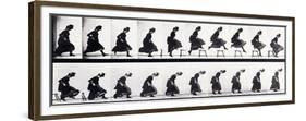 Motion Study, C.1872-1885-Eadweard Muybridge-Framed Giclee Print