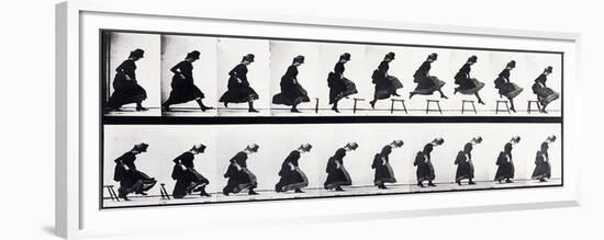 Motion Study, C.1872-1885-Eadweard Muybridge-Framed Giclee Print