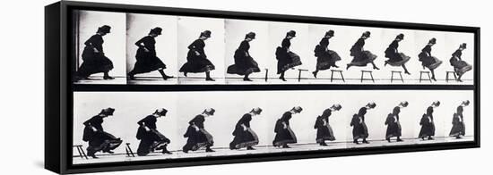 Motion Study, C.1872-1885-Eadweard Muybridge-Framed Stretched Canvas