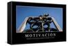 Motivación. Cita Inspiradora Y Póster Motivacional-null-Framed Stretched Canvas