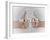 Motivate Cloud-Micha Klootwijk-Framed Art Print