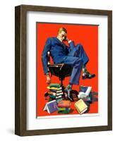 "Motivated to Sleep,"May 7, 1938-John E. Sheridan-Framed Giclee Print