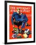 "Motivated to Sleep," Saturday Evening Post Cover, May 7, 1938-John E. Sheridan-Framed Giclee Print