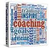 Motivating Coaching Collage-null-Stretched Canvas