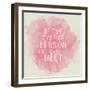 Motivating Quote - Be the Type of Person You Want to Meet-happydancing-Framed Art Print