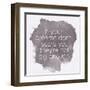 Motivating Quote - If Your Dreams Don?T Scare You-happydancing-Framed Art Print