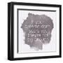 Motivating Quote - If Your Dreams Don?T Scare You-happydancing-Framed Art Print