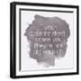 Motivating Quote - If Your Dreams Don?T Scare You-happydancing-Framed Art Print