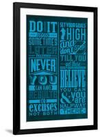 Motivation Set Blue-Lorand Okos-Framed Art Print