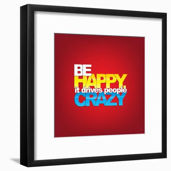 Motivational Background-maxmitzu-Framed Art Print