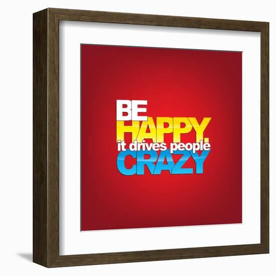 Motivational Background-maxmitzu-Framed Art Print