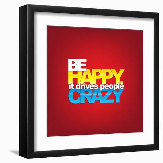 Motivational Background-maxmitzu-Framed Art Print