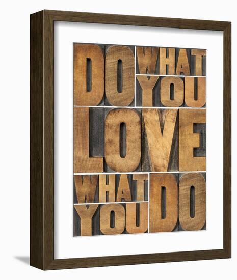 Motivational: Do What You Love-null-Framed Art Print