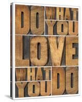 Motivational: Do What You Love-null-Stretched Canvas