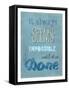 Motivational Poster-bloomua-Framed Stretched Canvas