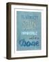 Motivational Poster-bloomua-Framed Art Print