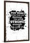 Motivational Quote Poster Grunge Background-Vanzyst-Framed Art Print