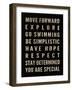 Motivational Type II-SD Graphics Studio-Framed Art Print