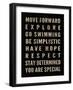 Motivational Type II-SD Graphics Studio-Framed Art Print