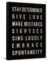Motivational Type III-SD Graphics Studio-Framed Stretched Canvas