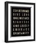 Motivational Type III-SD Graphics Studio-Framed Art Print