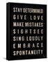 Motivational Type III-SD Graphics Studio-Framed Stretched Canvas
