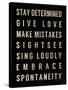 Motivational Type III-SD Graphics Studio-Stretched Canvas