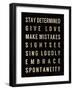 Motivational Type III-SD Graphics Studio-Framed Art Print