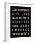 Motivational Type III-SD Graphics Studio-Framed Art Print