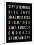 Motivational Type III-SD Graphics Studio-Framed Art Print