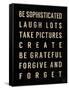 Motivational Type IV-SD Graphics Studio-Framed Stretched Canvas