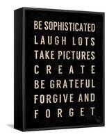 Motivational Type IV-SD Graphics Studio-Framed Stretched Canvas