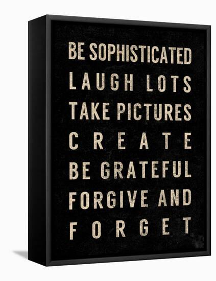 Motivational Type IV-SD Graphics Studio-Framed Stretched Canvas