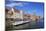 Motlawa Riverbank with the Old town of Gdansk, Gdansk, Pomerania, Poland, Europe-Hans-Peter Merten-Mounted Photographic Print