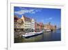 Motlawa Riverbank with the Old town of Gdansk, Gdansk, Pomerania, Poland, Europe-Hans-Peter Merten-Framed Photographic Print