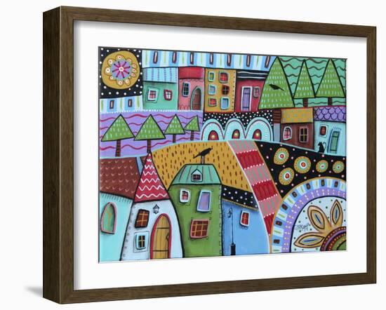 Motley Landscape 1-Karla Gerard-Framed Giclee Print