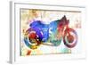 Moto V-Greg Simanson-Framed Giclee Print