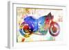 Moto V-Greg Simanson-Framed Giclee Print