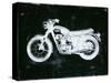 Moto White-JB Hall-Stretched Canvas