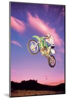 Motocross Air-null-Mounted Art Print