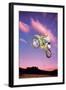 Motocross Air-null-Framed Art Print