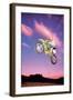 Motocross Air-null-Framed Art Print