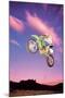 Motocross Air-null-Mounted Art Print