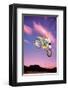 Motocross Air-null-Framed Art Print