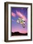 Motocross Air-null-Framed Art Print