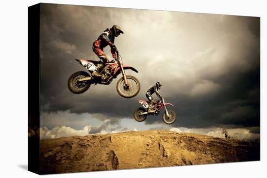 Motocross: Big Air-null-Stretched Canvas